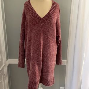 Express Oversized Chenille Knit Sweater 